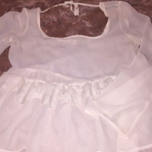 White Sheer Altr'd State Shirt